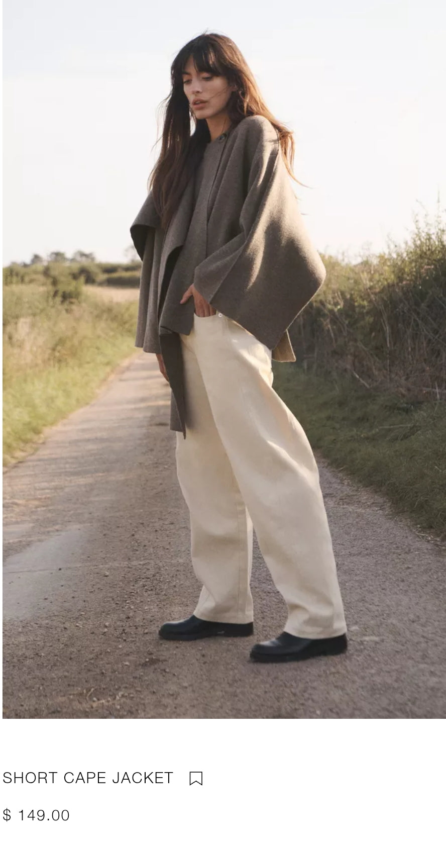 SHORT CAPE JACKET