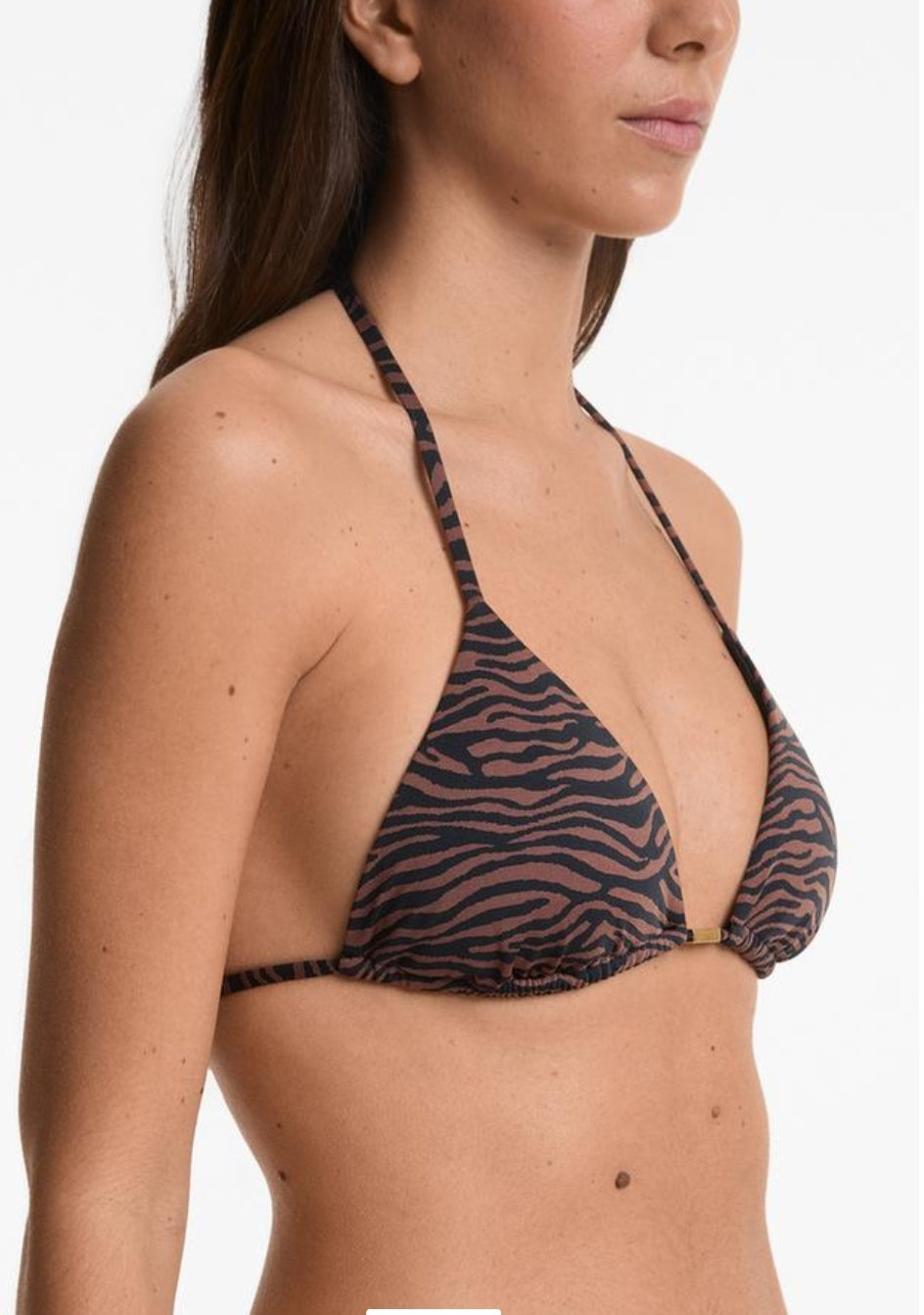 OYSHO HAUT TRIANGLE | MEDIUM-COVERAGE JACQUARD TIE BIKINI BRIEFS