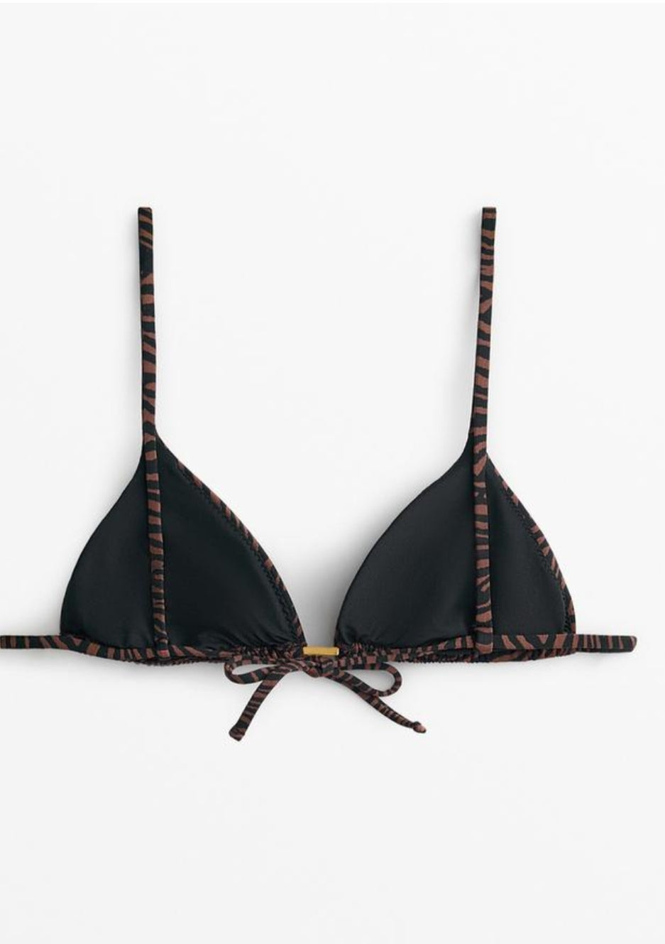 OYSHO HAUT TRIANGLE | MEDIUM-COVERAGE JACQUARD TIE BIKINI BRIEFS
