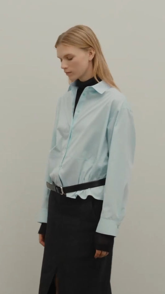 CHEMISIER CROPPED