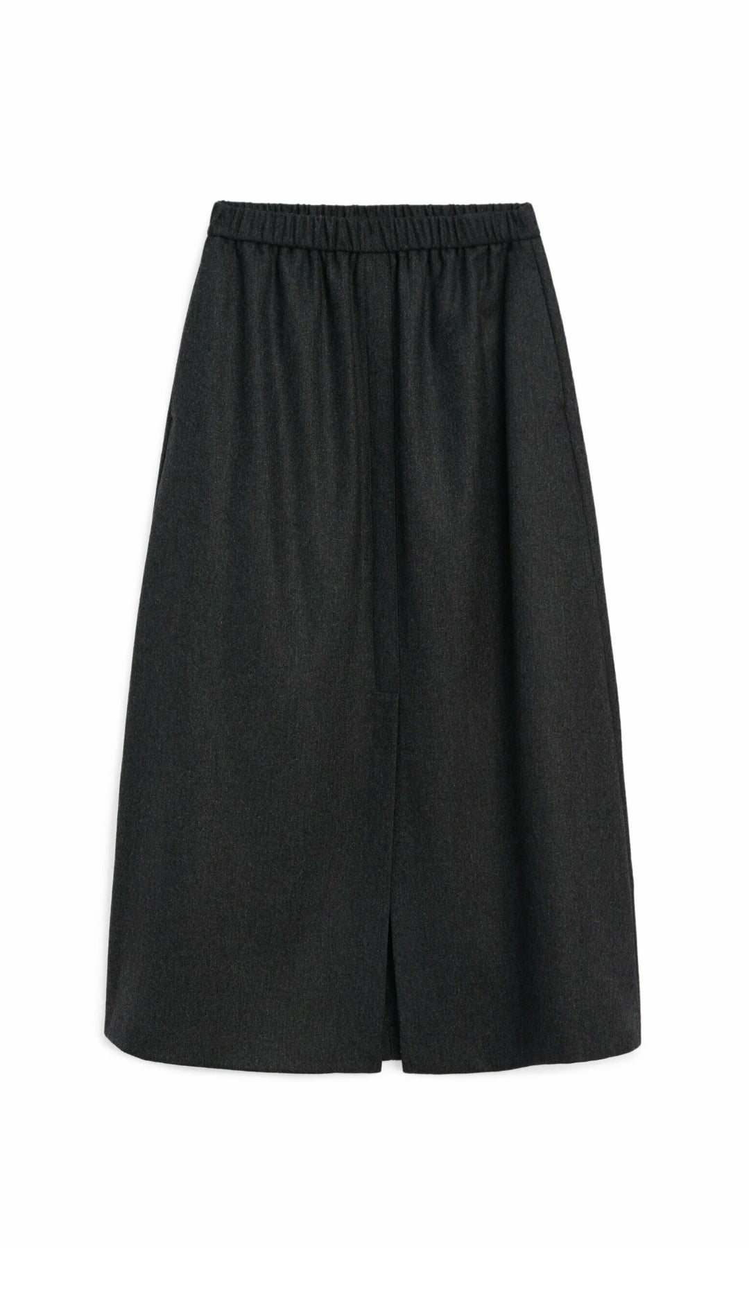 JUPE MIDI EN FLANELLE