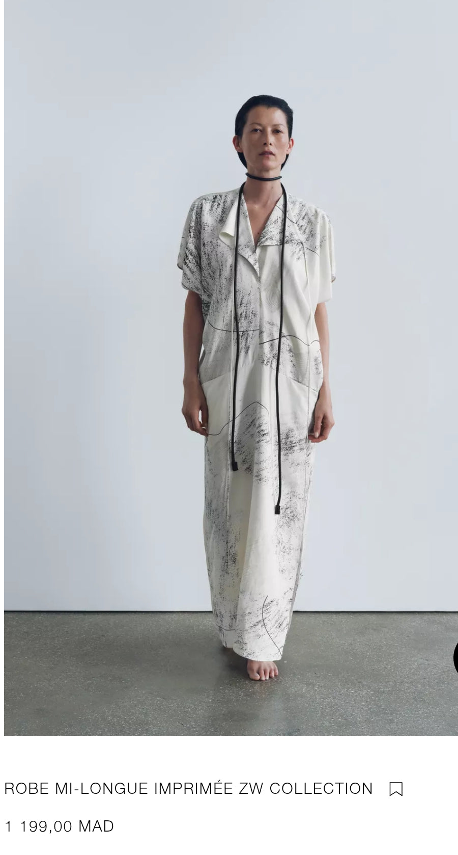 ROBE MI-LONGUE IMPRIMÉE ZW COLLECTION