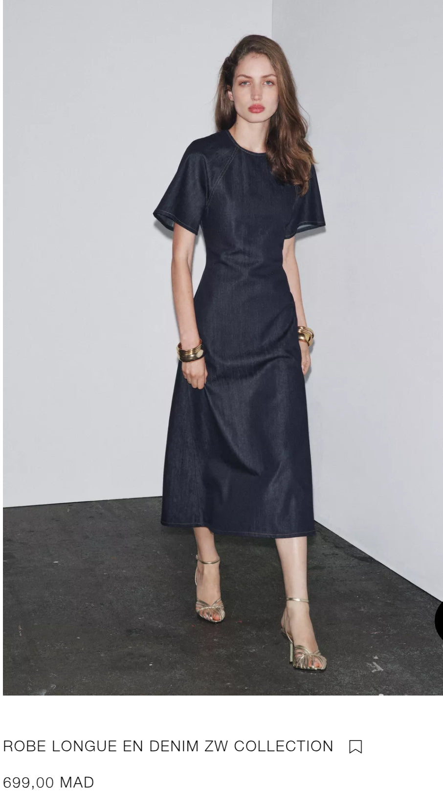 ROBE LONGUE EN DENIM ZW COLLECTION