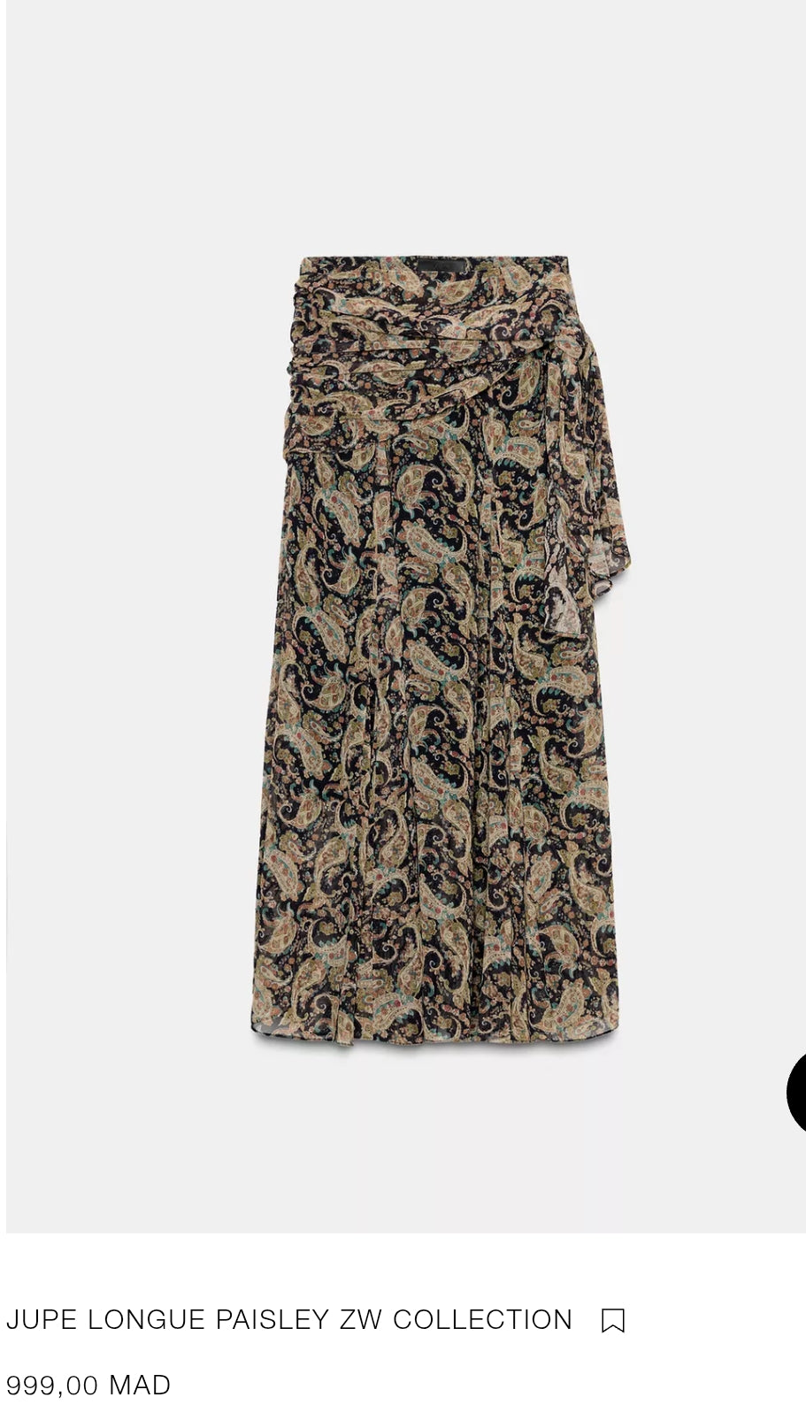 JUPE LONGUE PAISLEY ZW COLLECTION