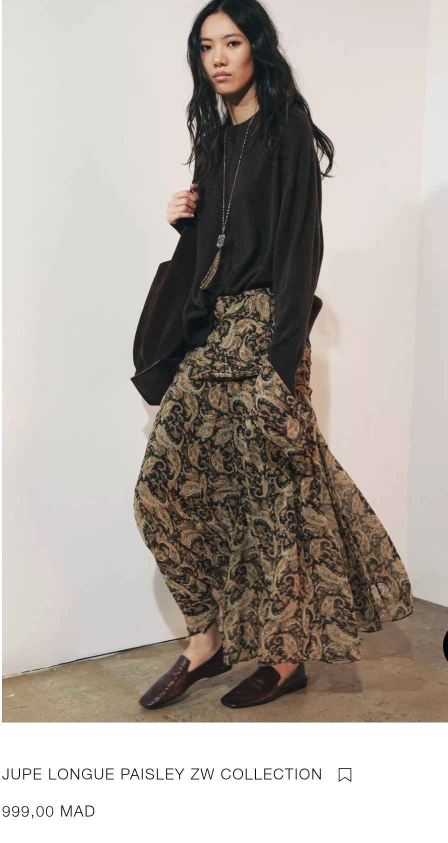 JUPE LONGUE PAISLEY ZW COLLECTION