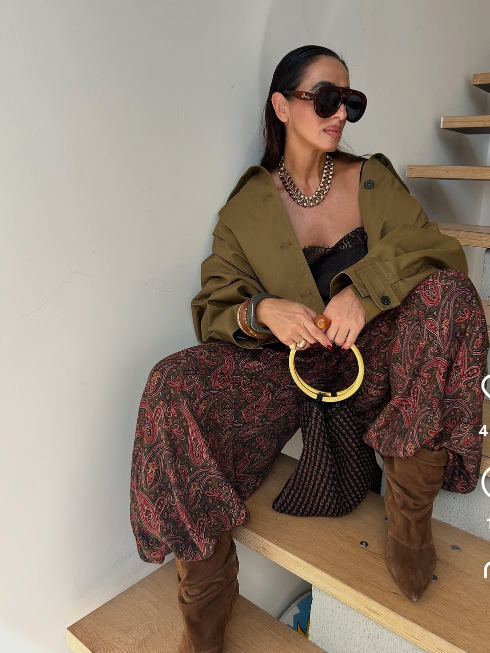 PANTALON BOUFFANT PAISLEY ZW COLLECTION