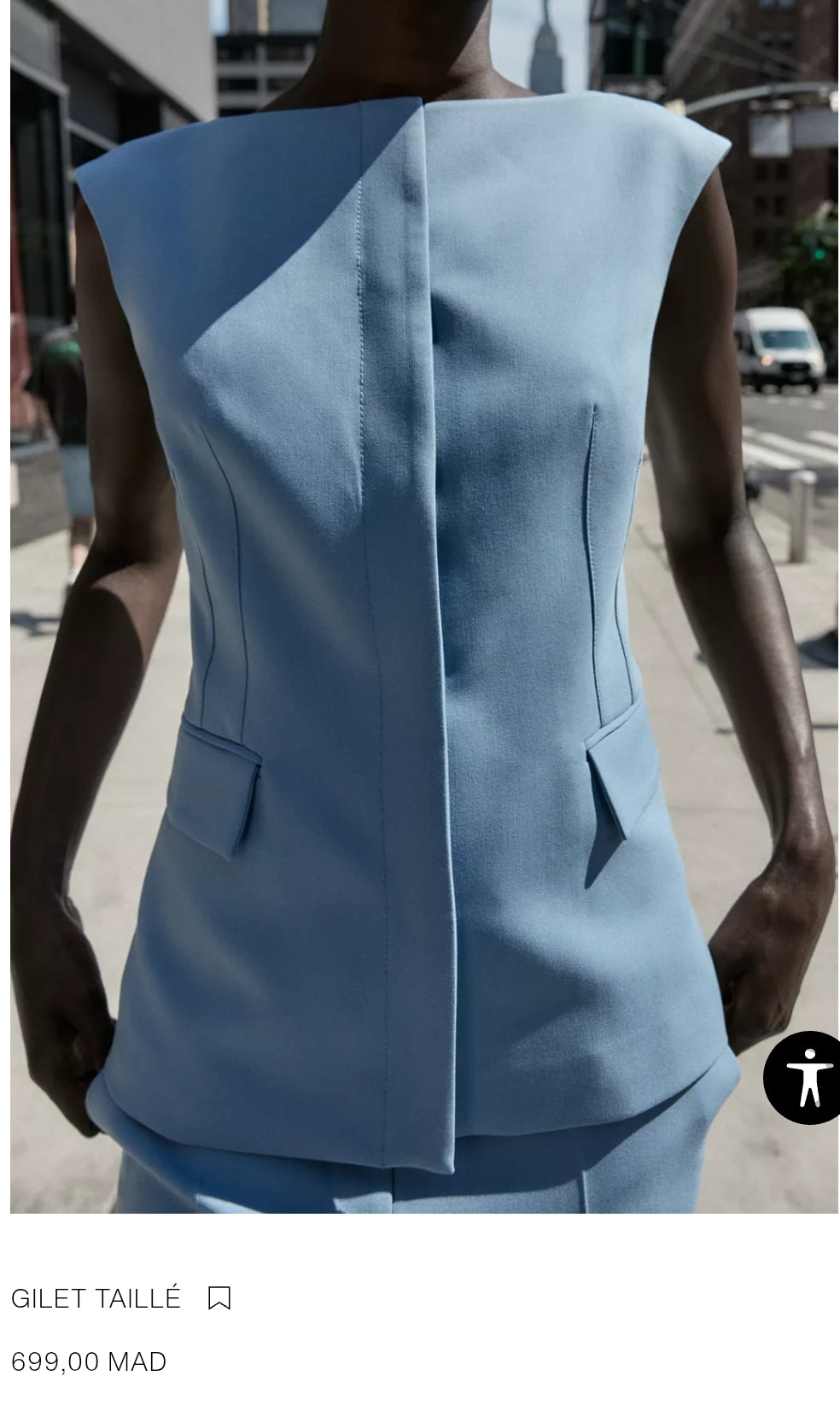 GILET TAILLÉ