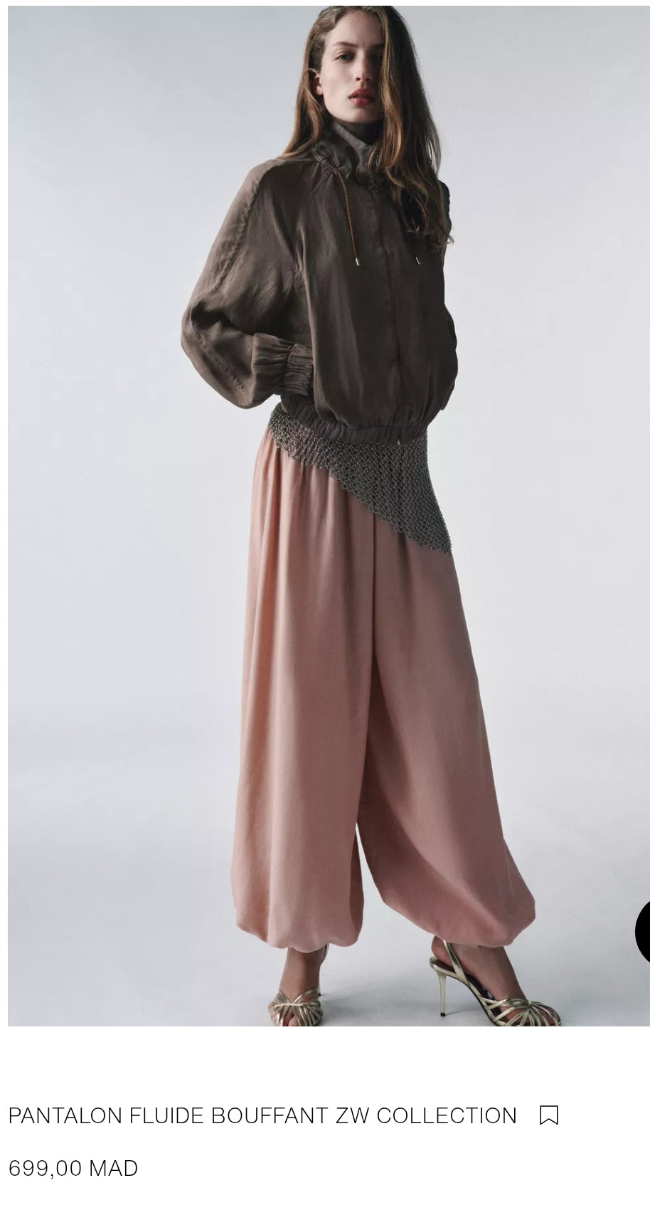 PANTALON FLUIDE BOUFFANT ZW COLLECTION