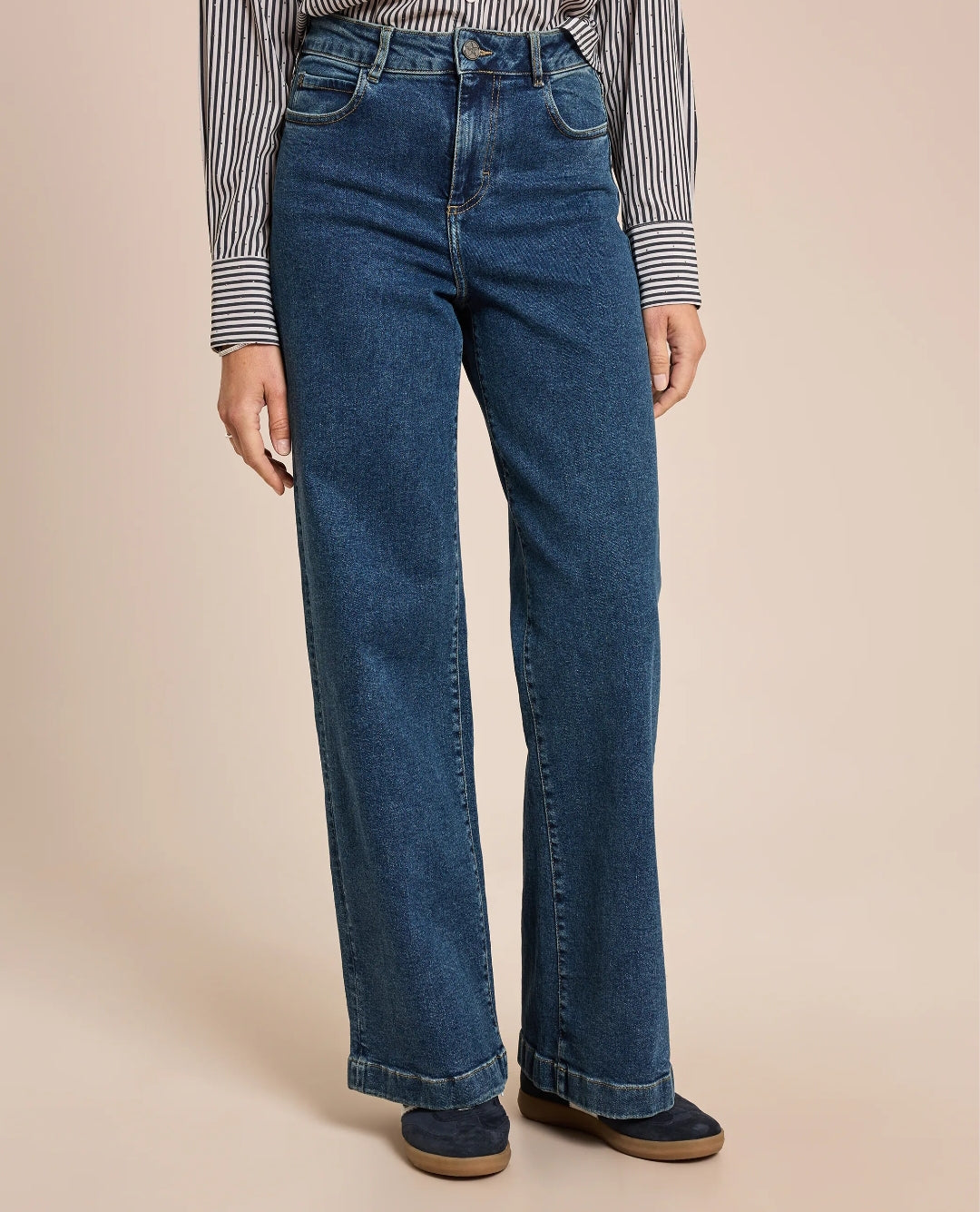 JEAN À JAMBES LARGES