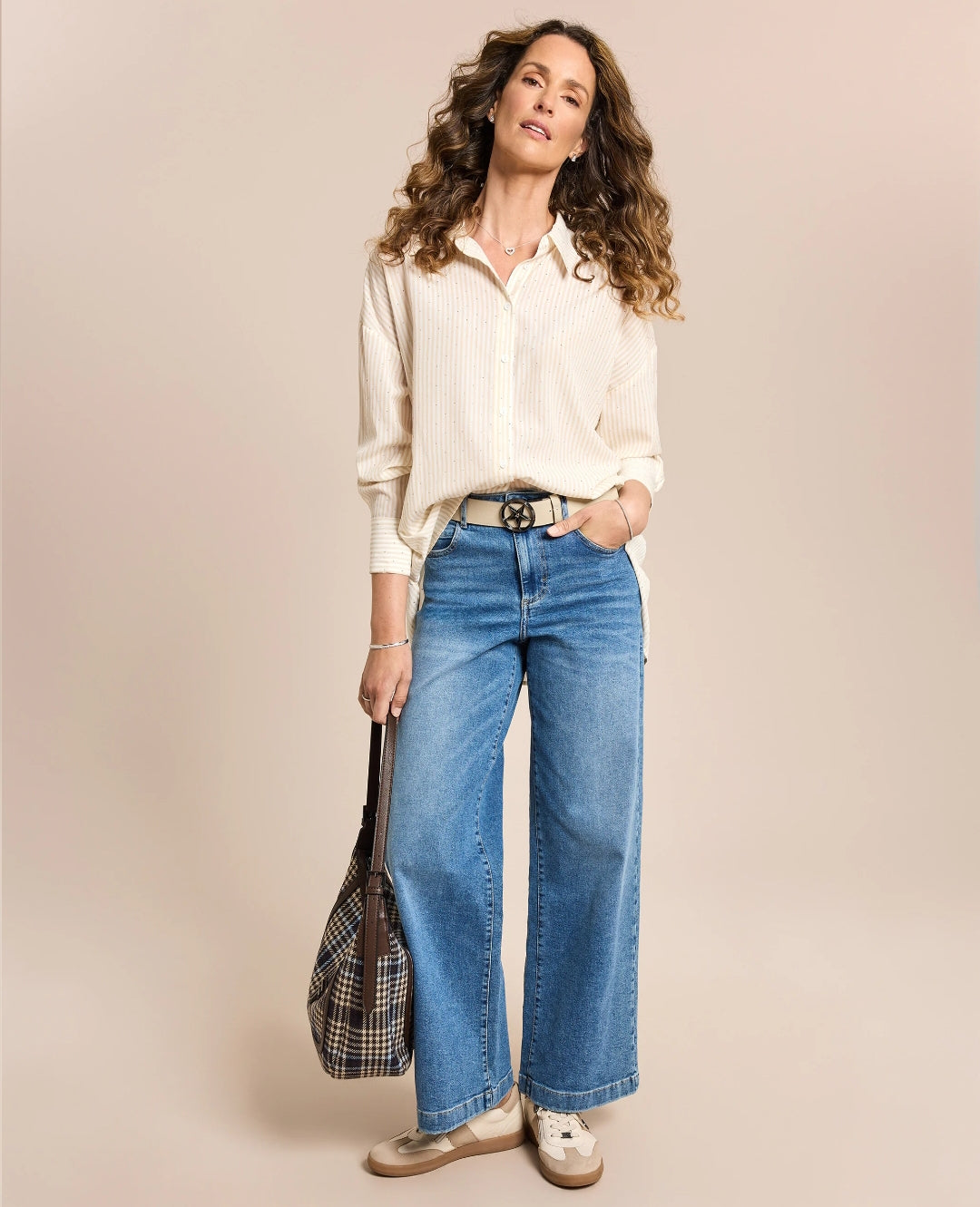 JEAN À JAMBES LARGES