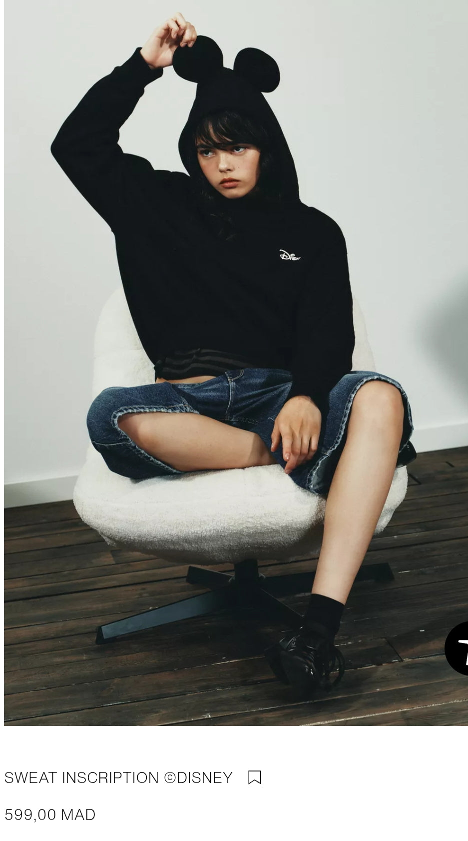 SWEAT INSCRIPTION ©DISNEY