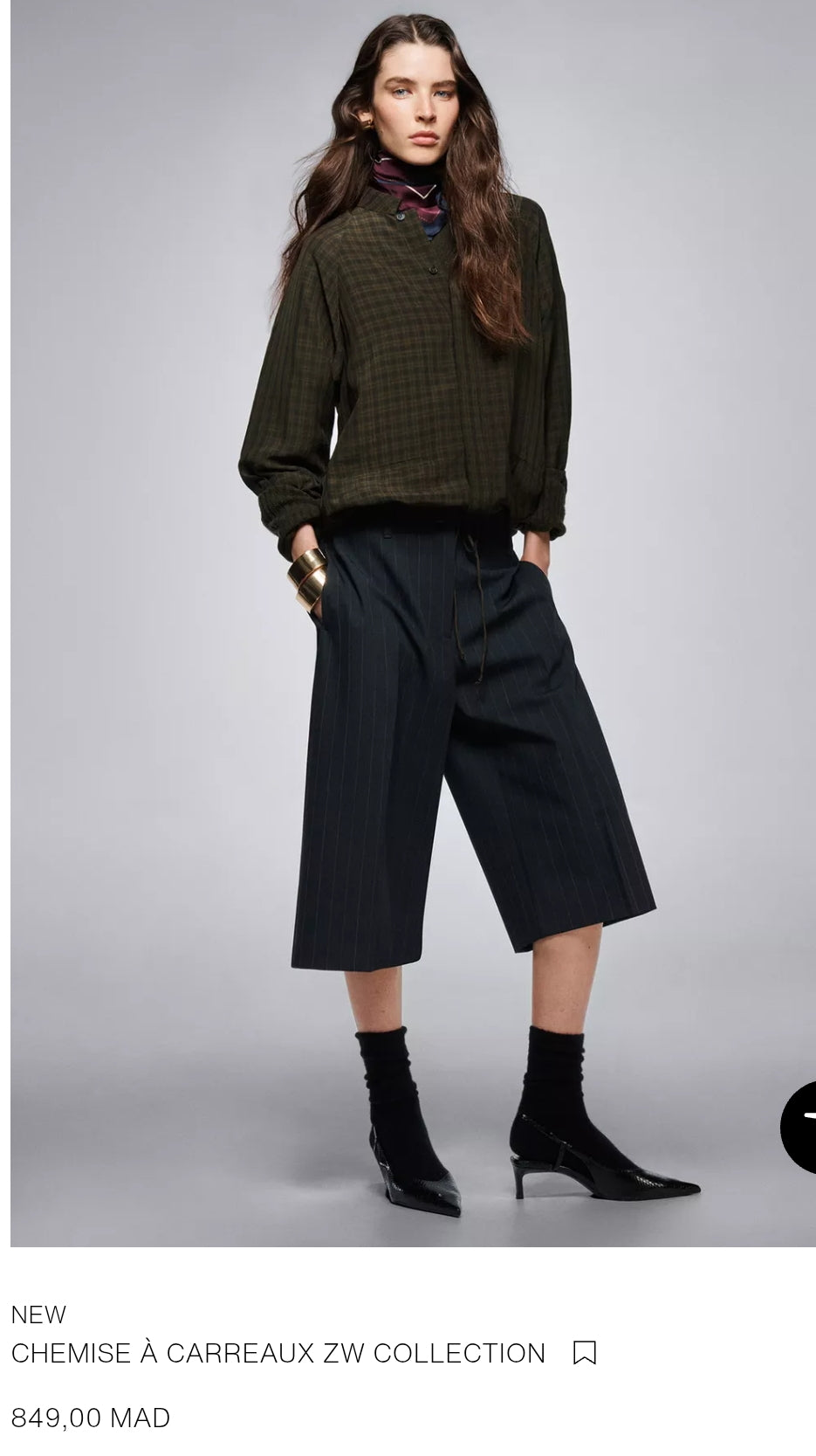 CHEMISE À CARREAUX ZW COLLECTION