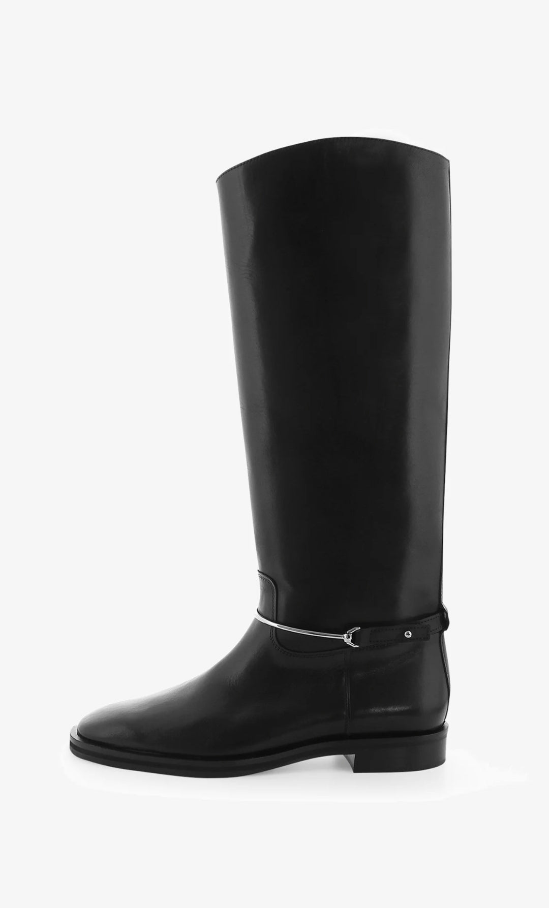 BOTTES EN CUIR AVEC ÉTRIER