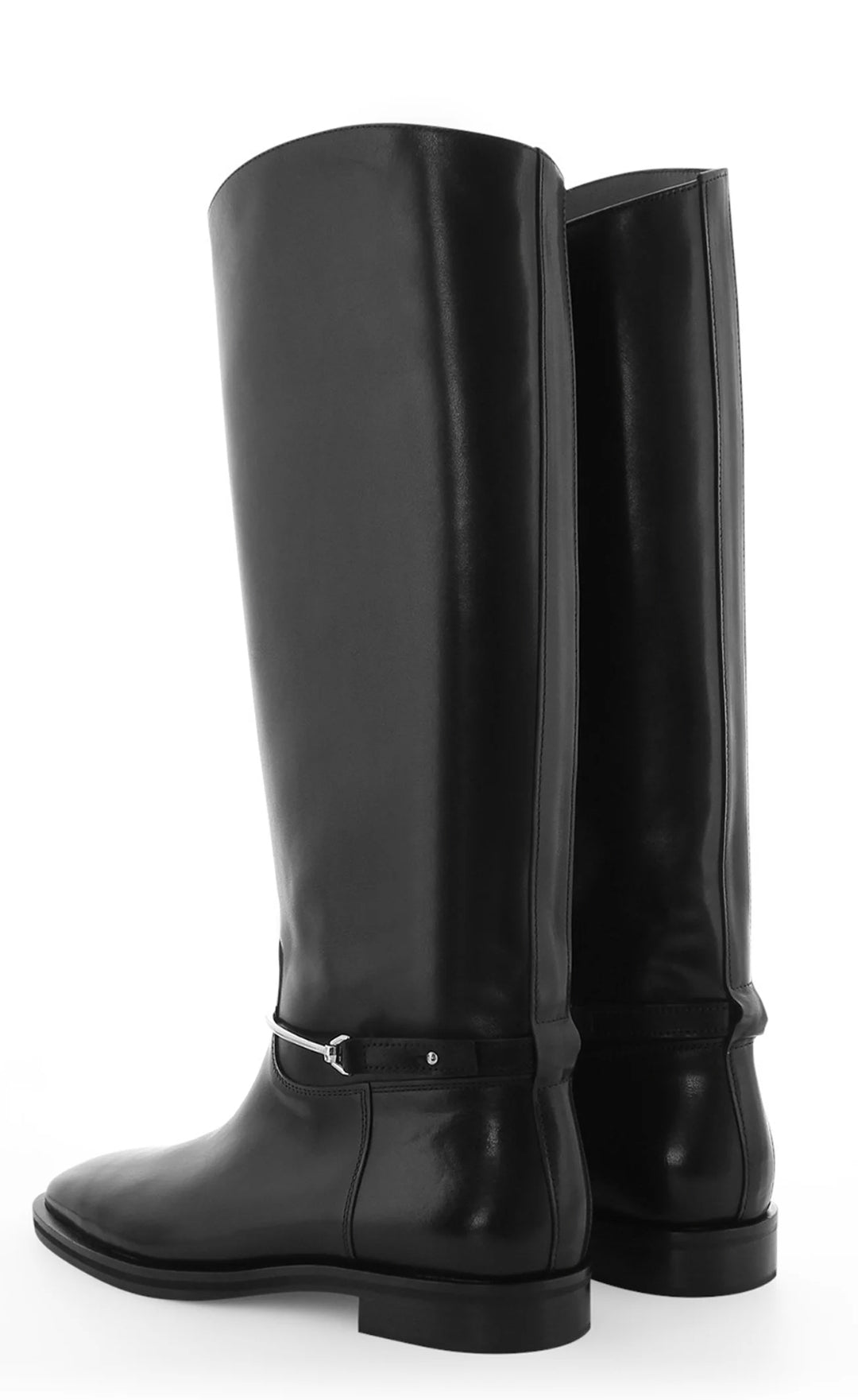 BOTTES EN CUIR AVEC ÉTRIER
