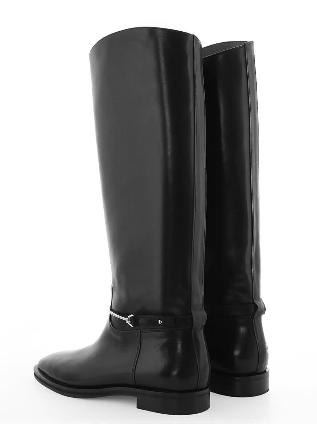BOTTES EN CUIR AVEC ÉTRIER