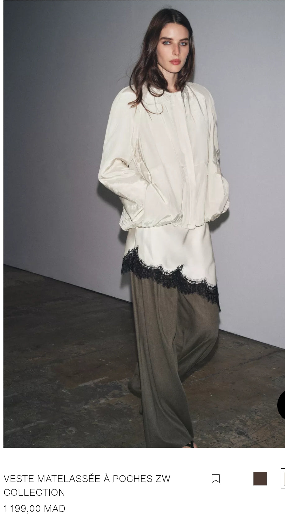 VESTE MATELASSÉE À POCHES ZW COLLECTION