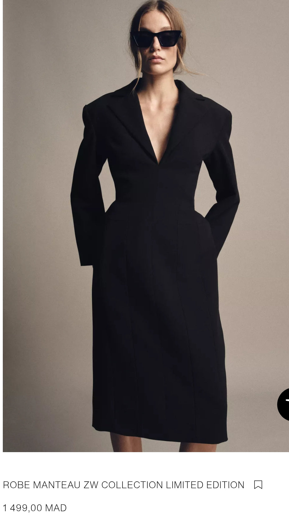 ROBE MANTEAU ZW COLLECTION LIMITED EDITION