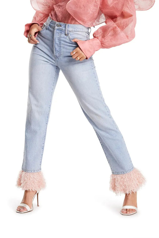 JEAN OURLET FAUSSES PLUMES ASOS