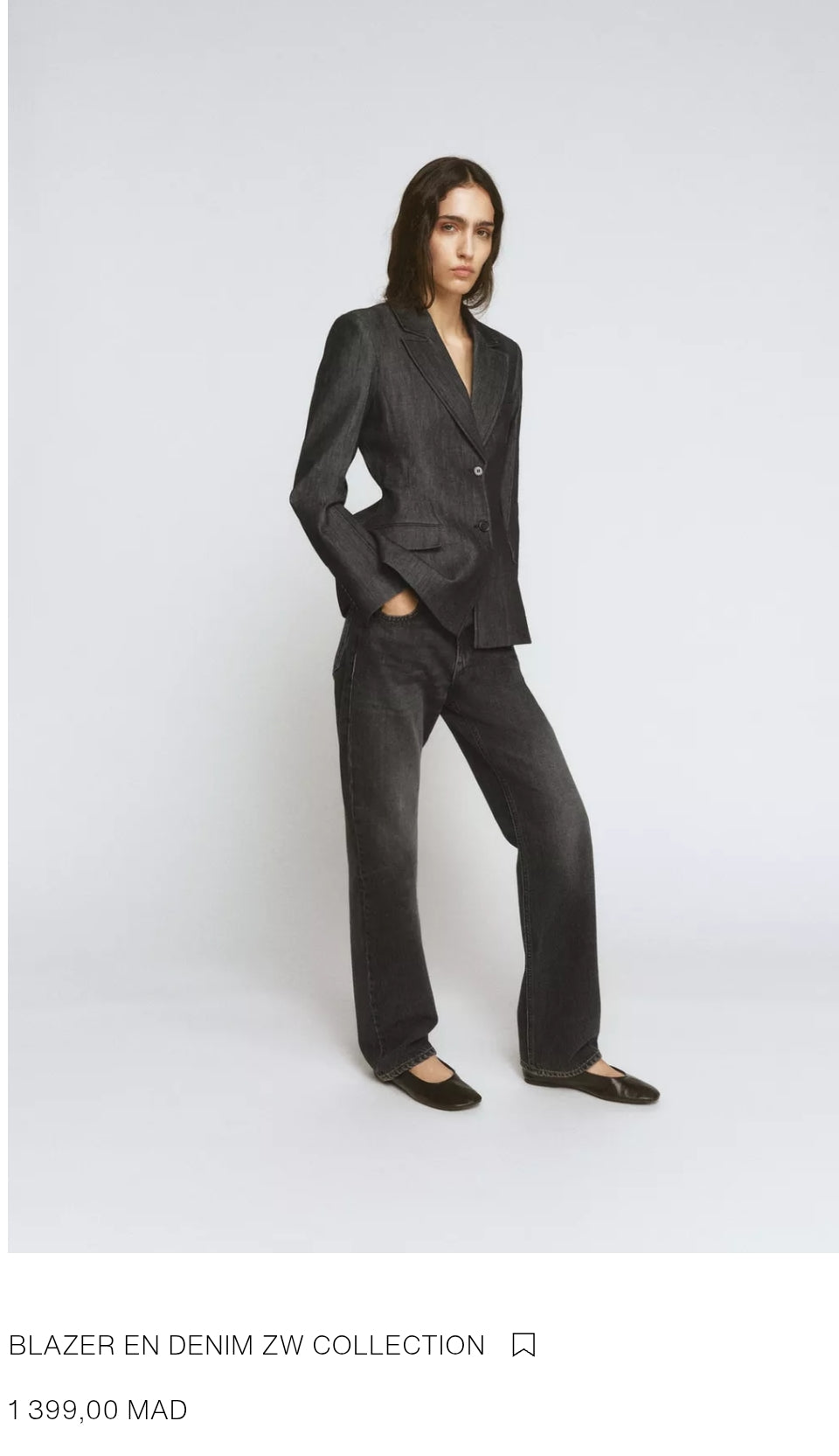 BLAZER EN DENIM ZW COLLECTION