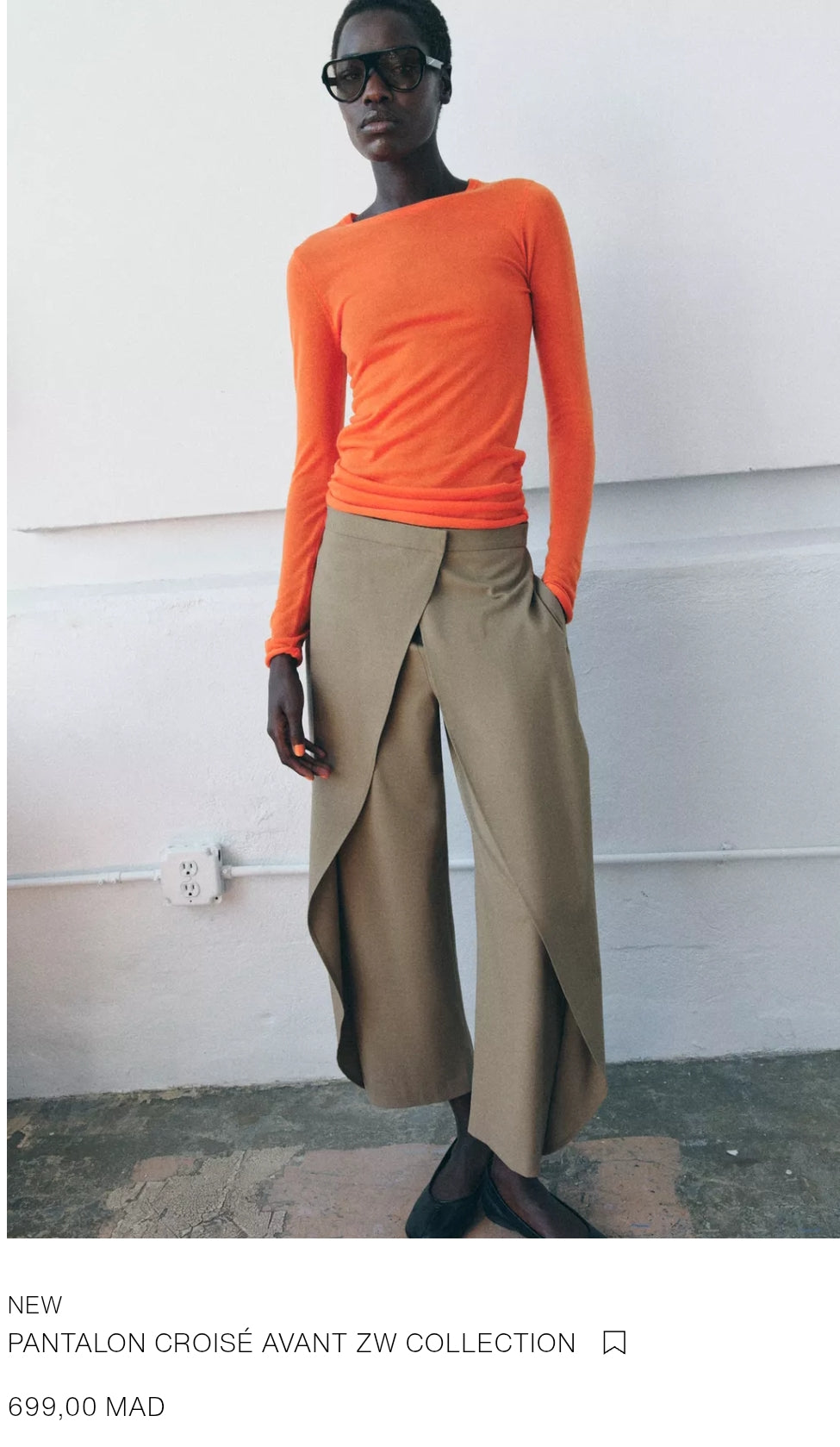 PANTALON CROISÉ AVANT ZW COLLECTION