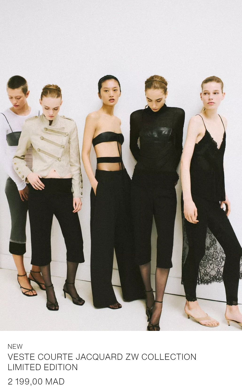 VESTE COURTE JACQUARD ZW COLLECTION LIMITED EDITION