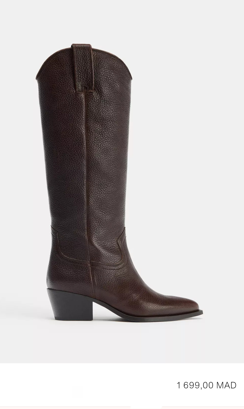 BOTTES HAUTES EN CUIR