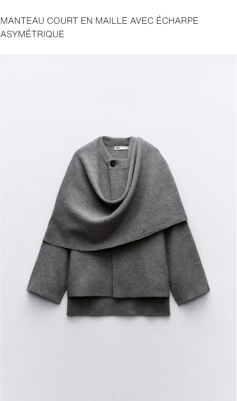 SHORT CAPE JACKET