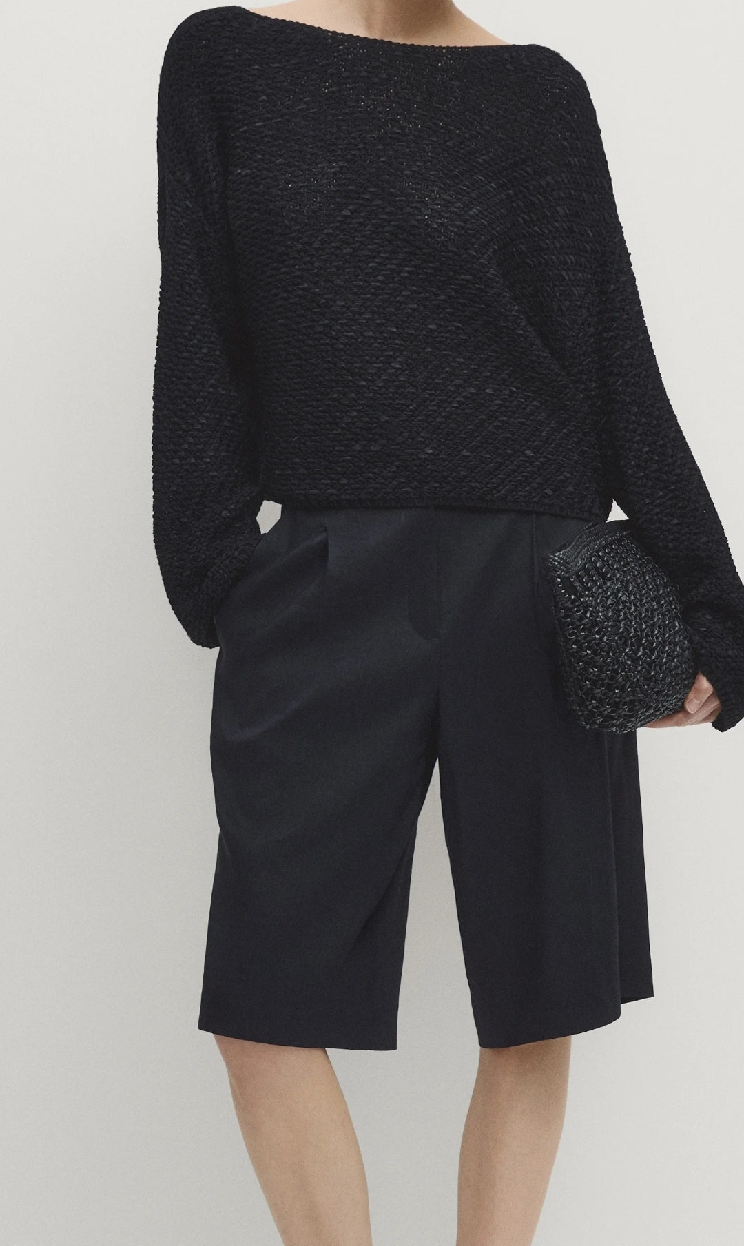 BERMUDA 100% LIN BLEU MARINE