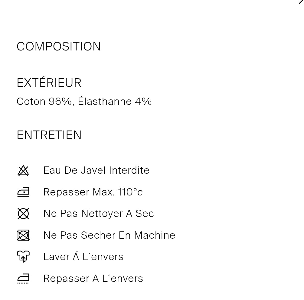 T-SHIRT ENCOLURE AMÉRICAINE EN COTON MÉLANGÉ