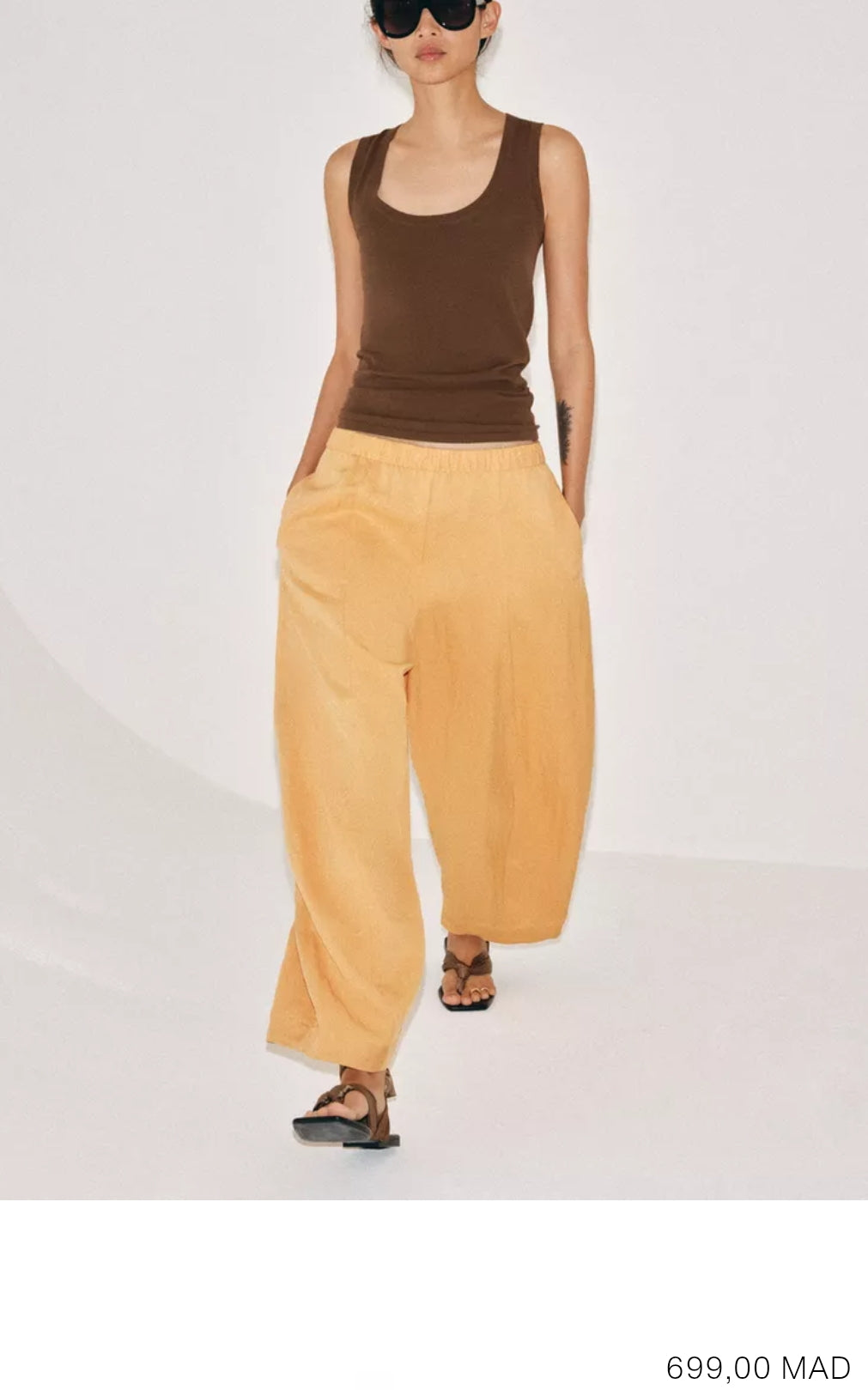 PANTALON BARREL FLUIDE ZW COLLECTION