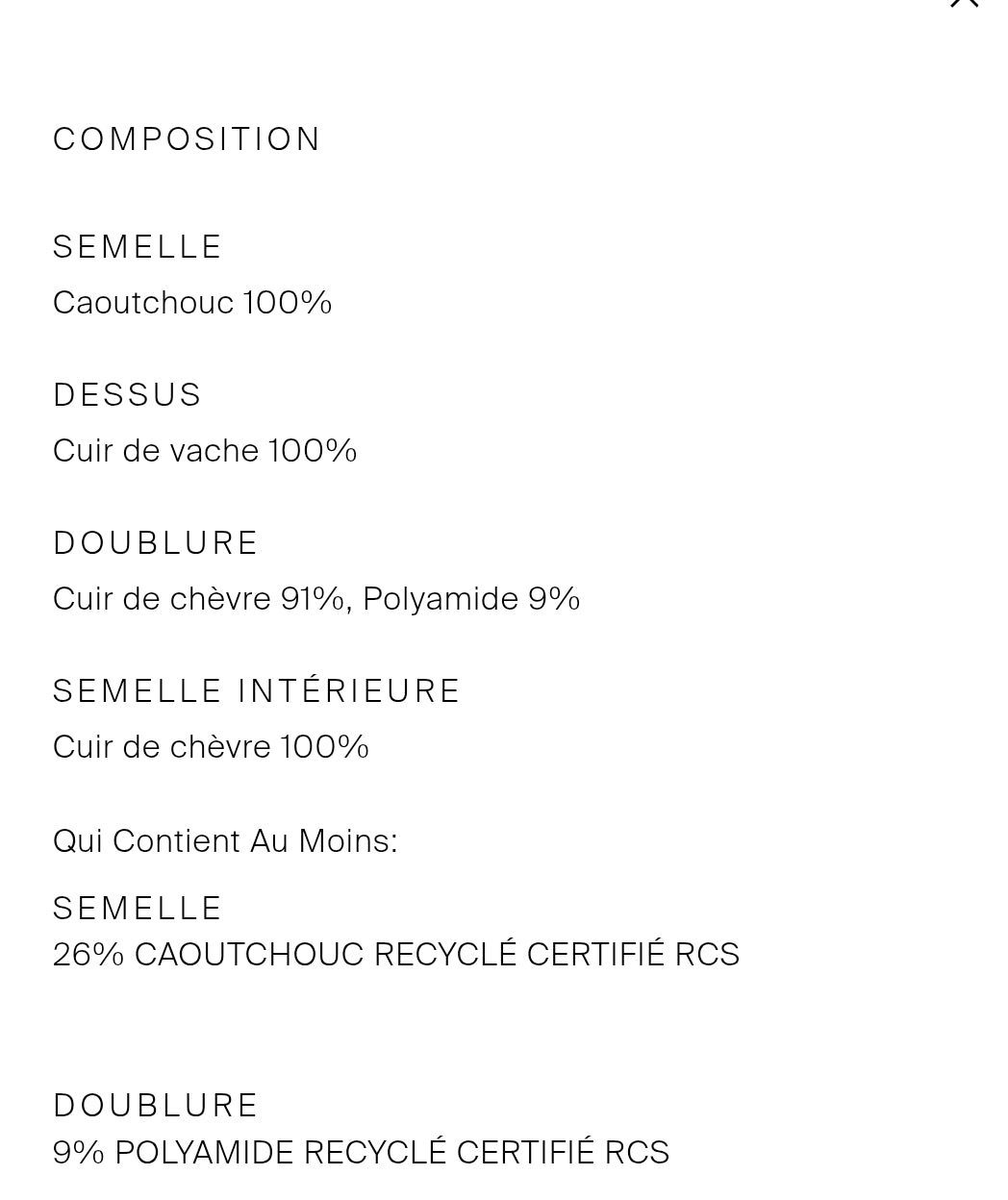 SANDALES À LANIÈRE EN CROÛTE DE CUIR