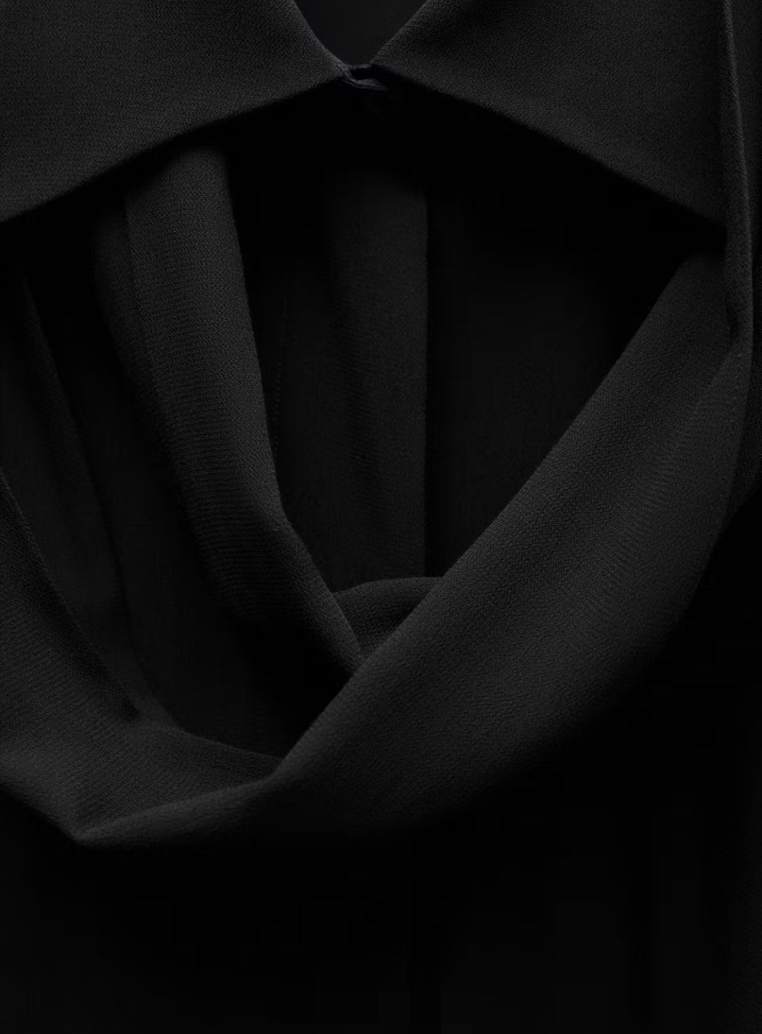 SEMI-TRANSPARENT LACE SHIRT