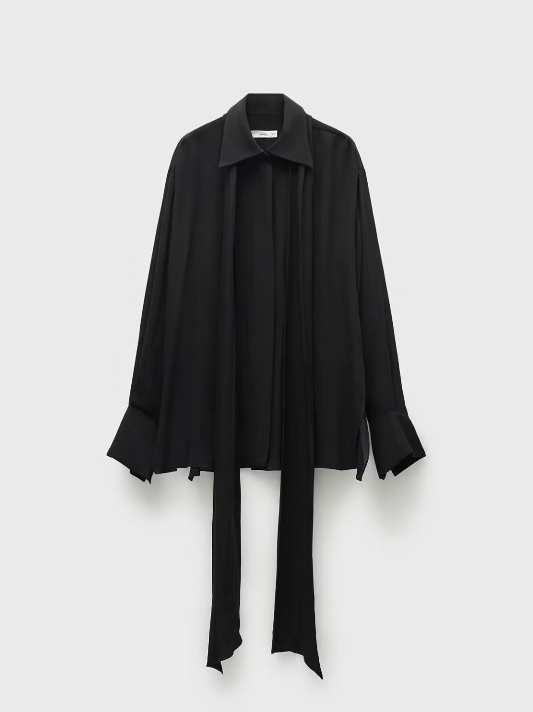 SEMI-TRANSPARENT LACE SHIRT