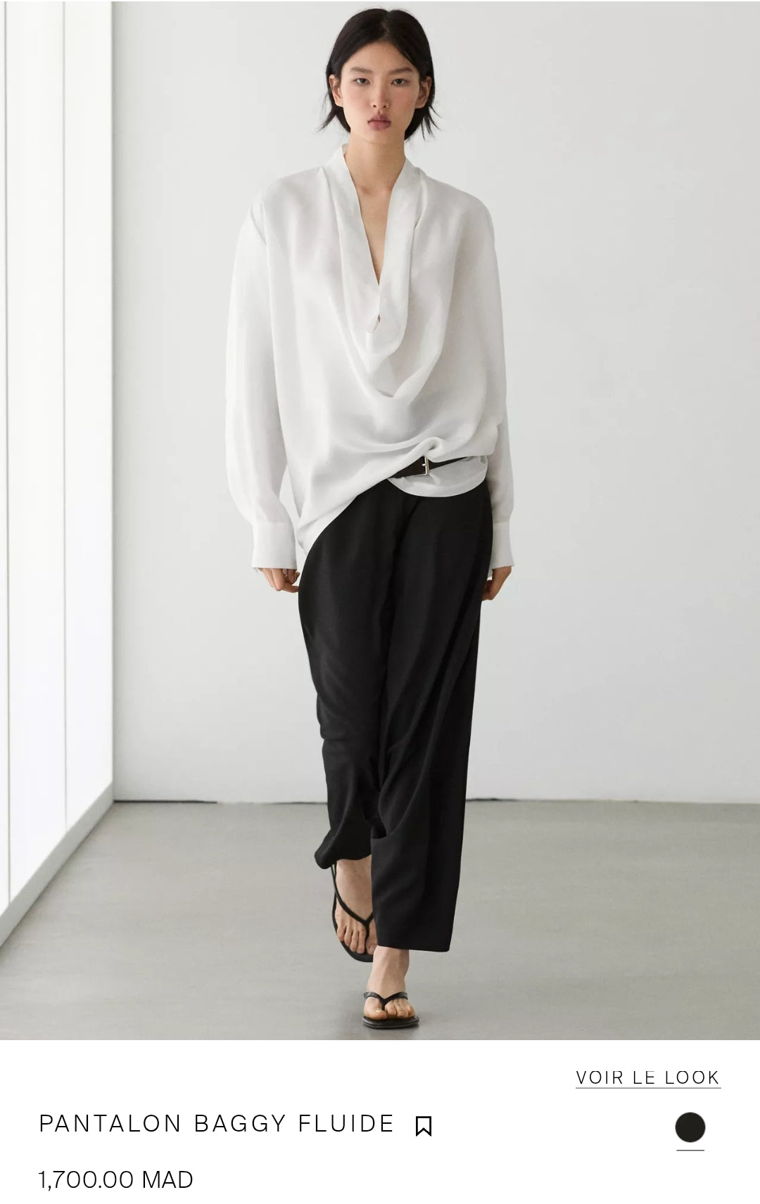 PANTALON BAGGY FLUIDE