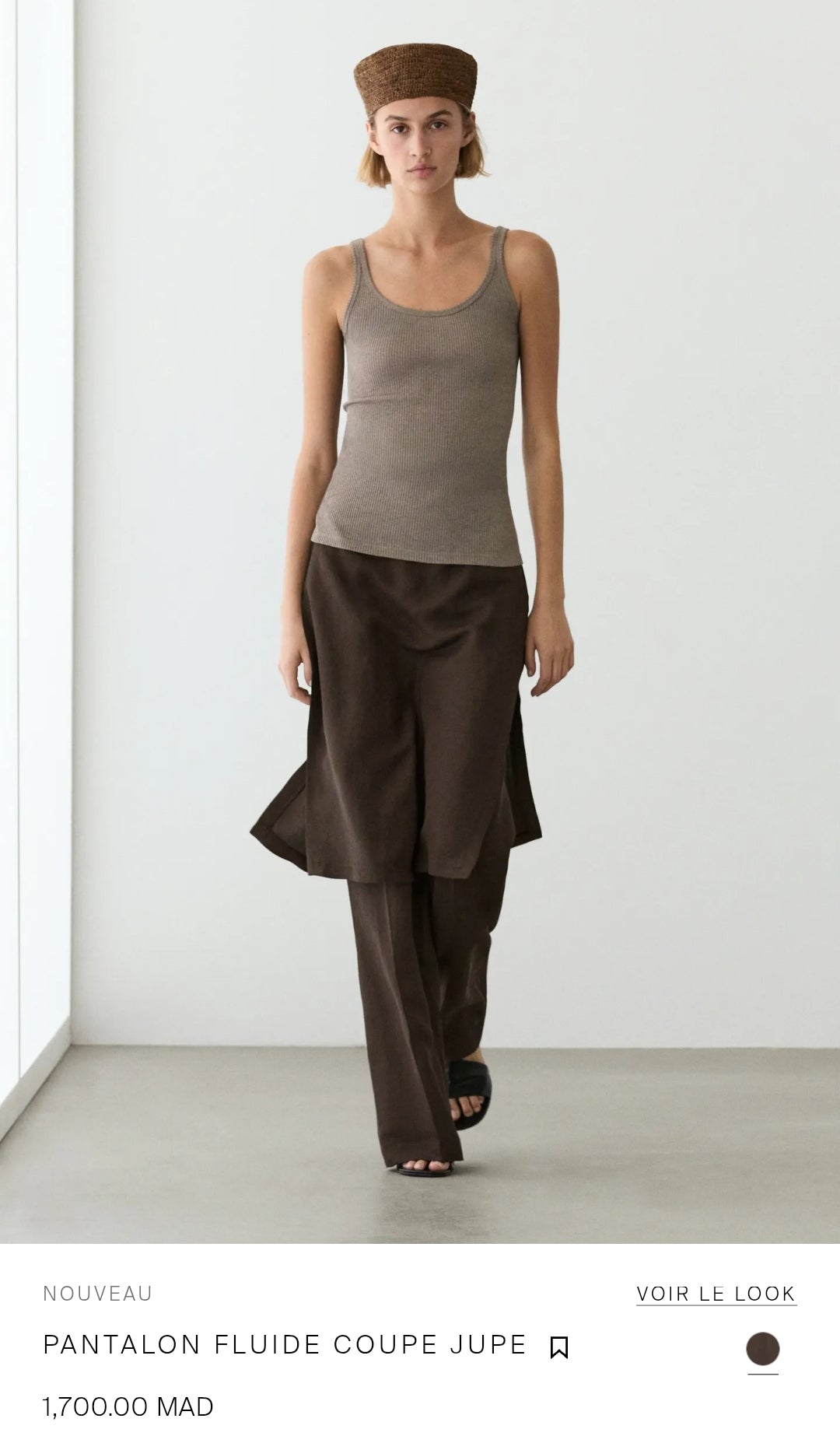 PANTALON FLUIDE COUPE JUPE