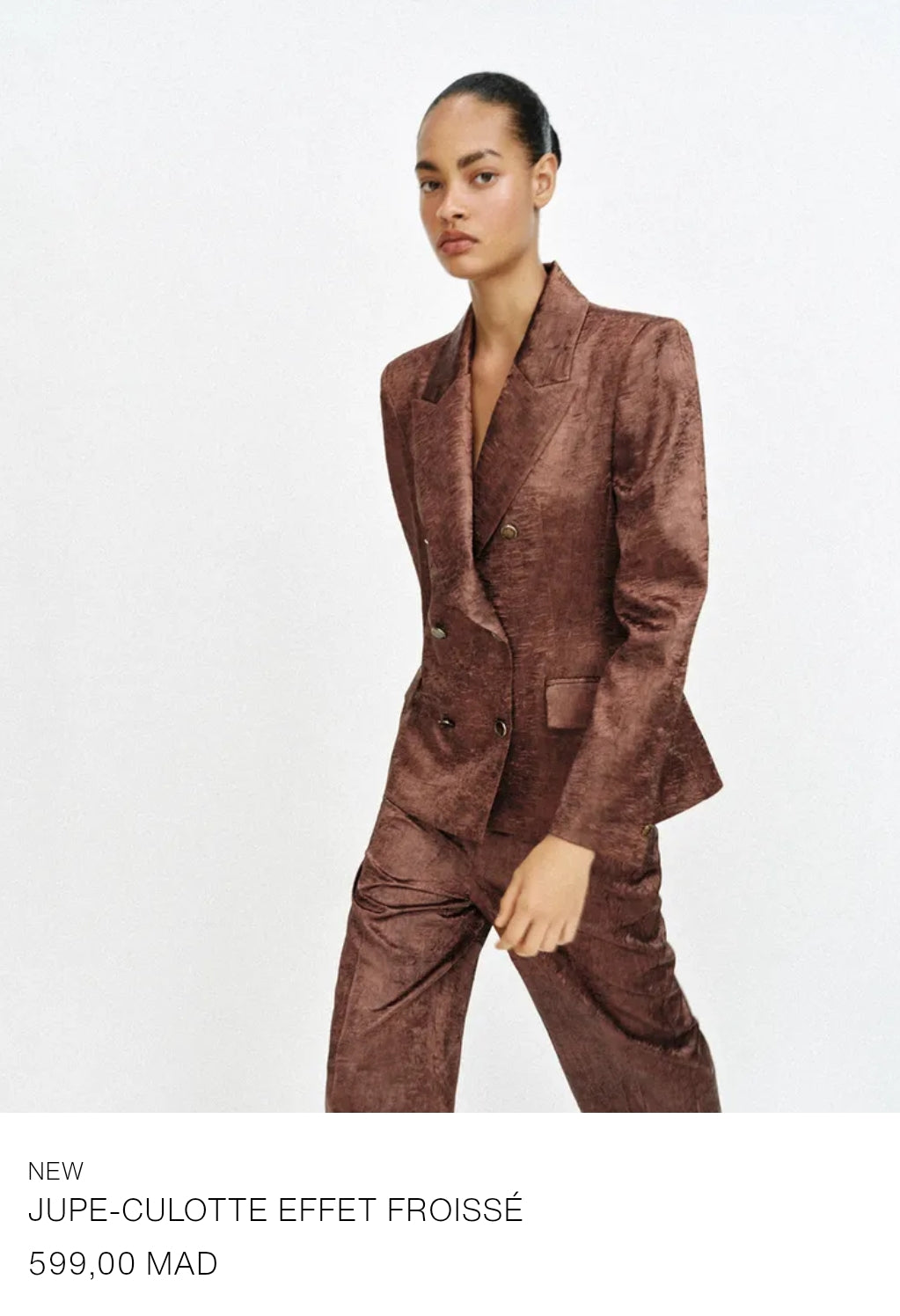 JUPE-CULOTTE EFFET FROISSÉ