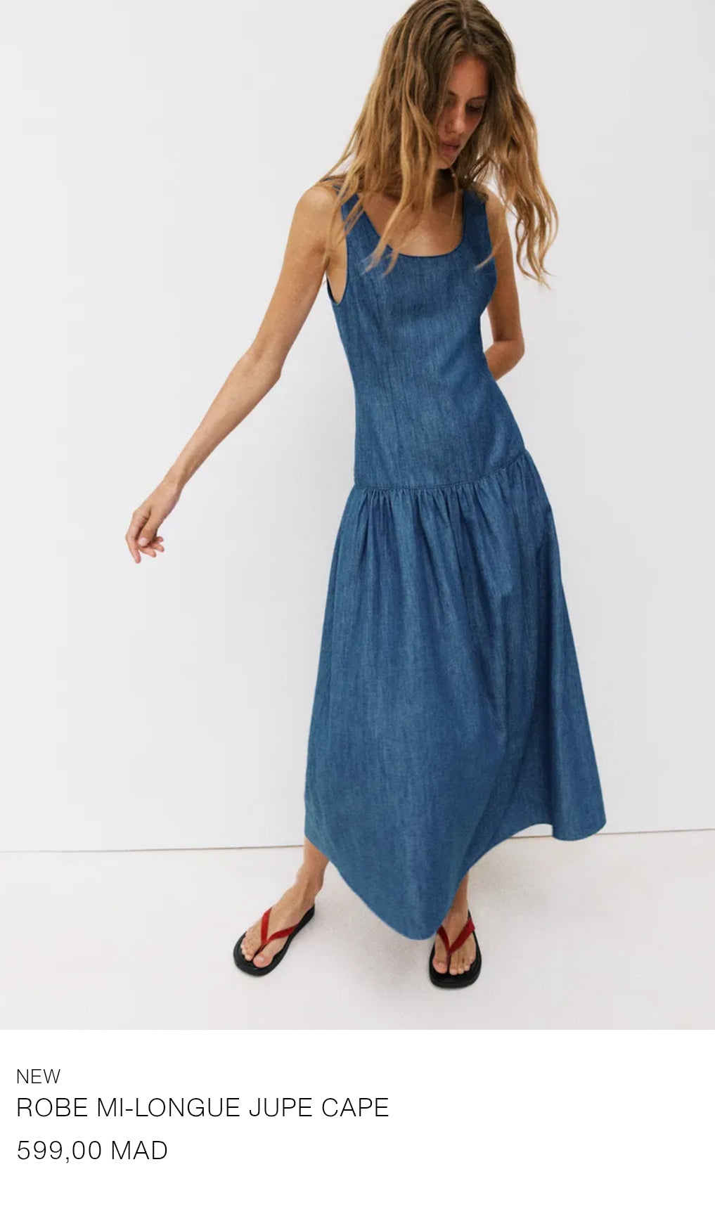 ROBE MI-LONGUE JUPE CAPE
