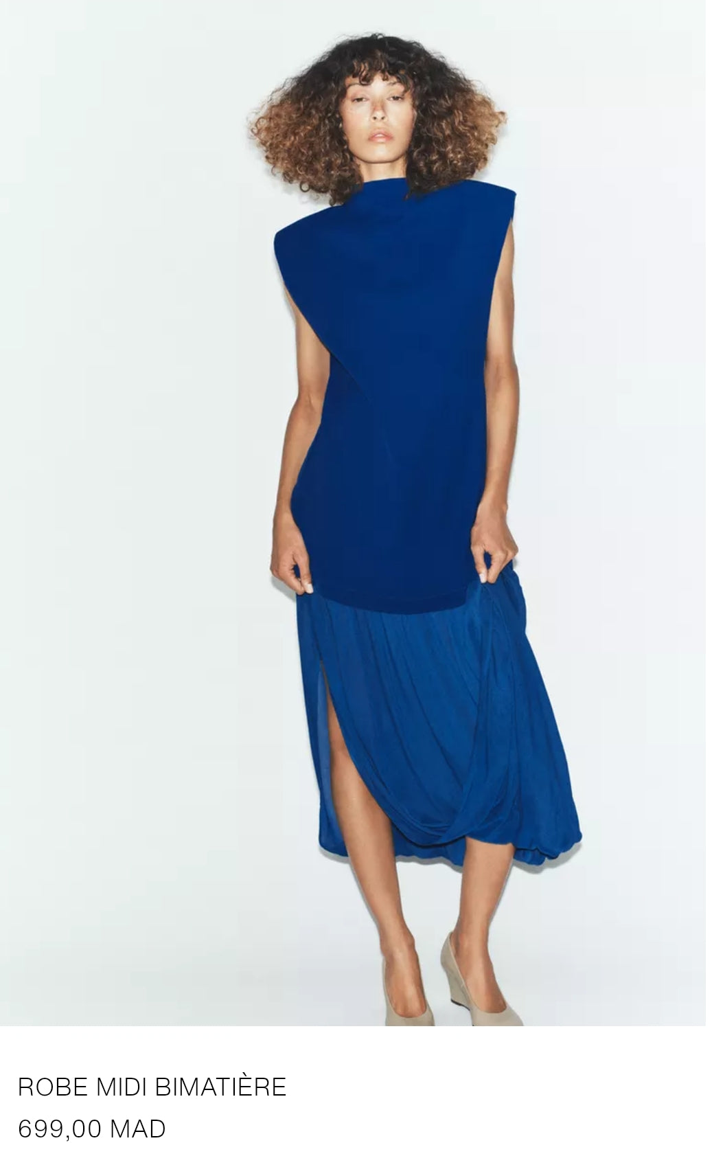 ROBE MIDI BIMATIÈRE