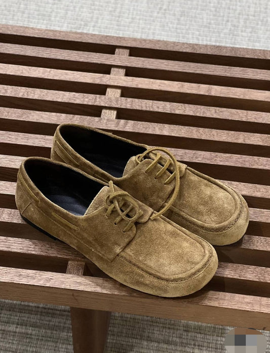 LEATHER DECK SHOES