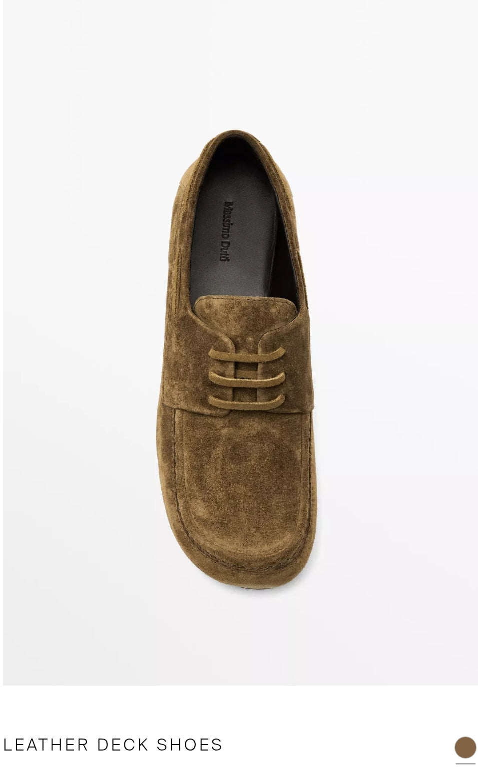 LEATHER DECK SHOES