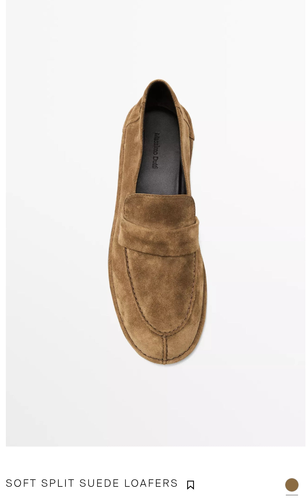 SOFT SPLIT sSUEDE LOAFERS