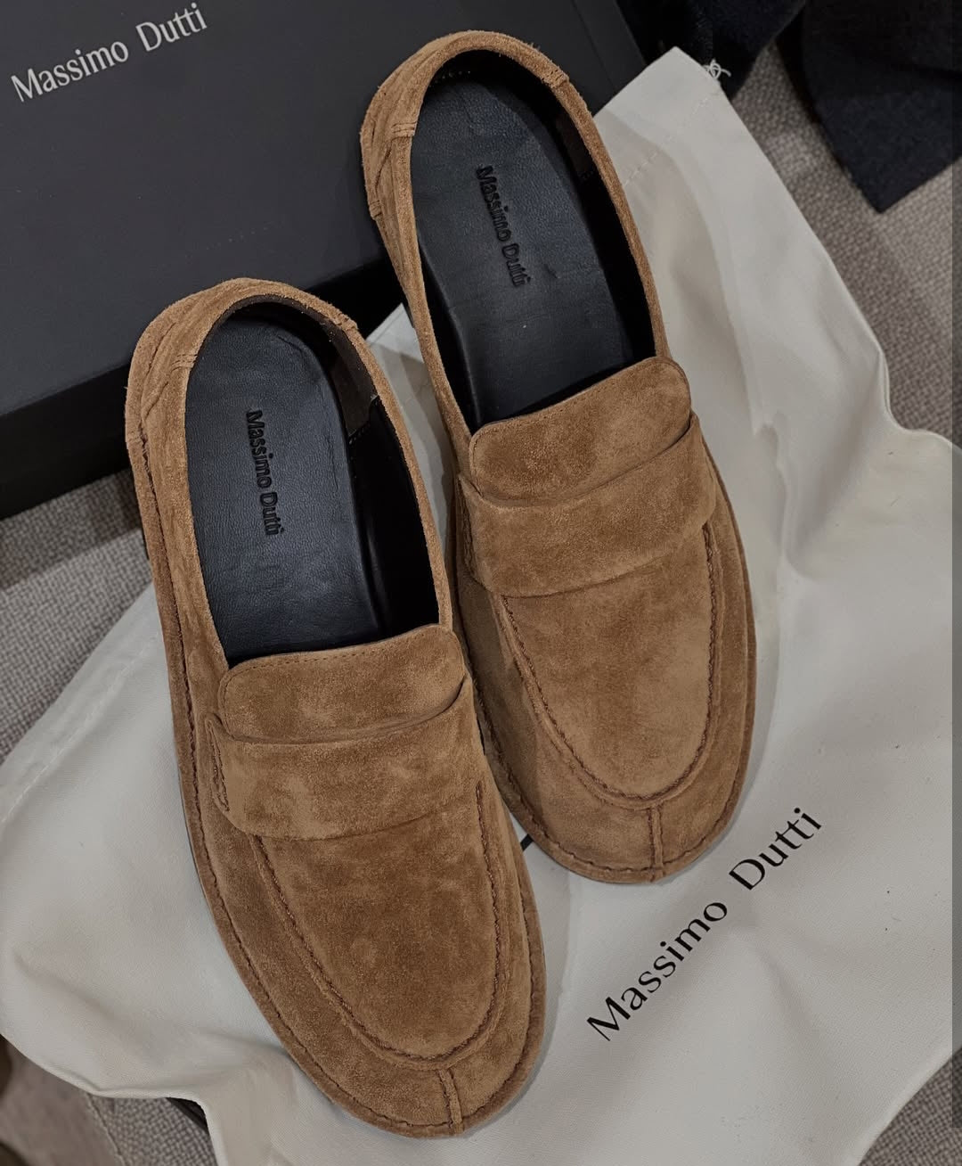 SOFT SPLIT sSUEDE LOAFERS