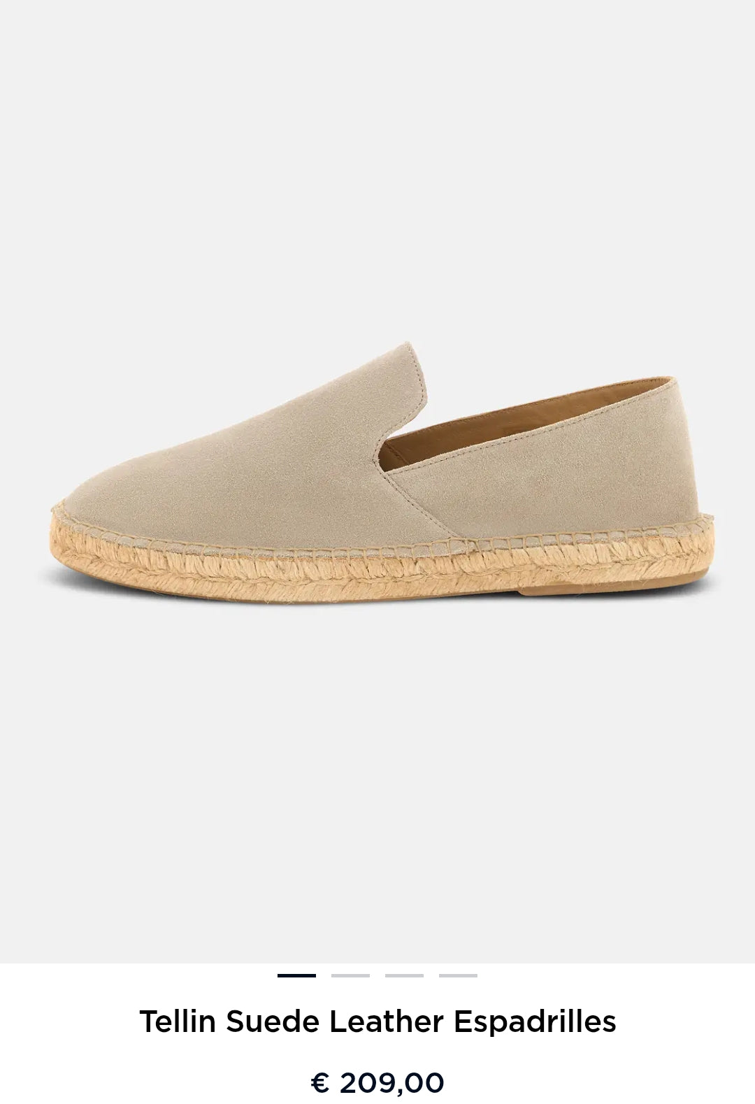 ESPADRILLES TELLIN EN CUIR SUÉDÉ