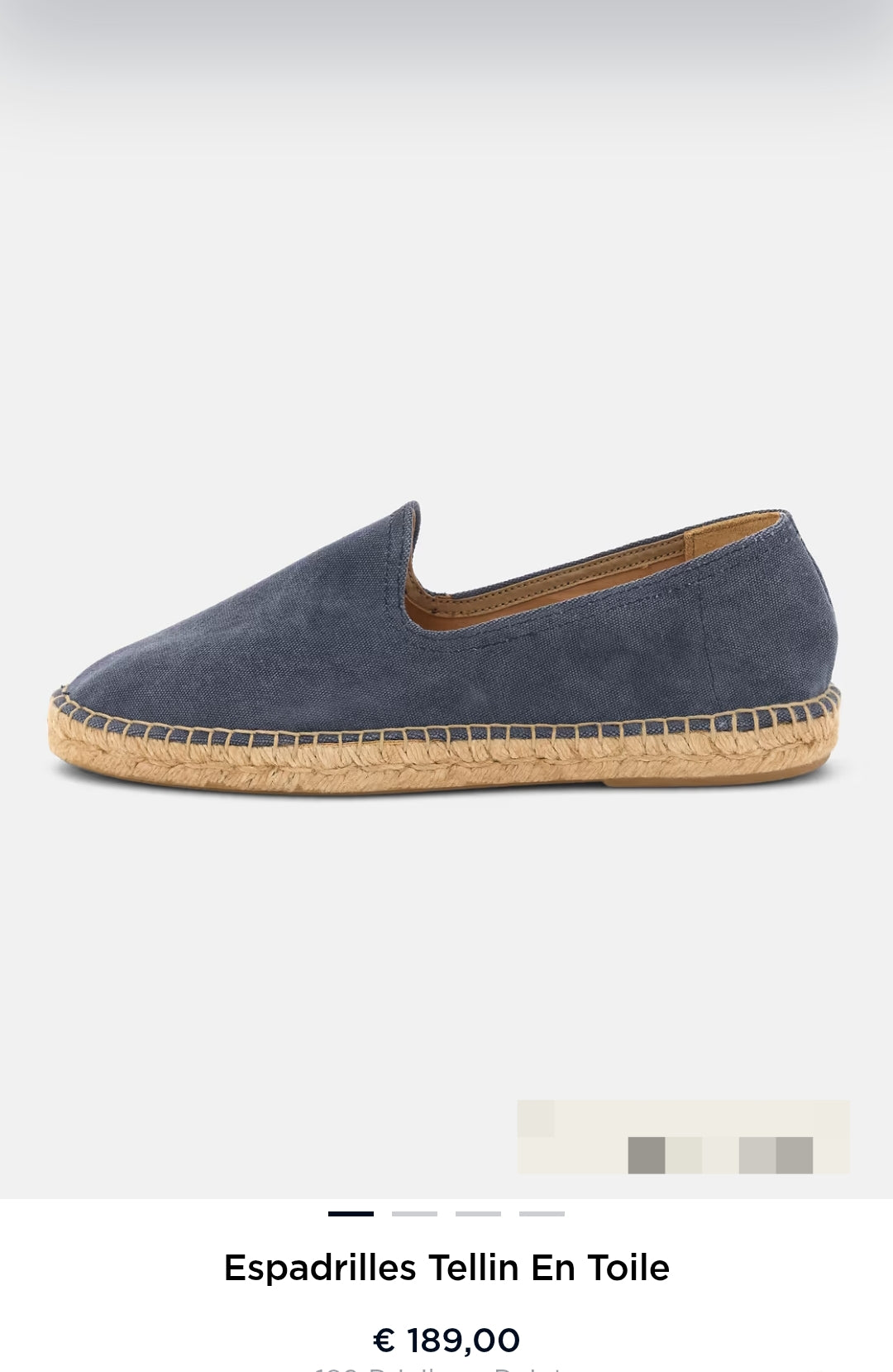 ESPADRILLES TELLIN EN TOILE