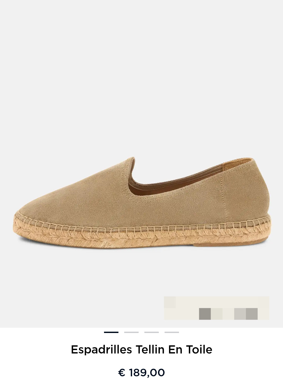 ESPADRILLES TELLIN EN TOILE