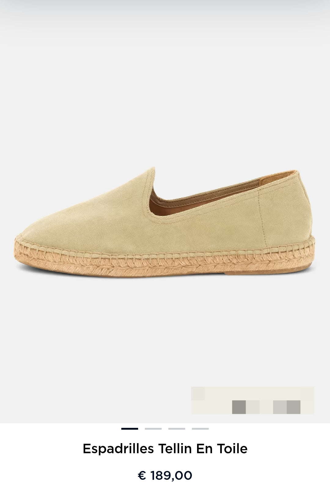 ESPADRILLES TELLIN EN TOILE
