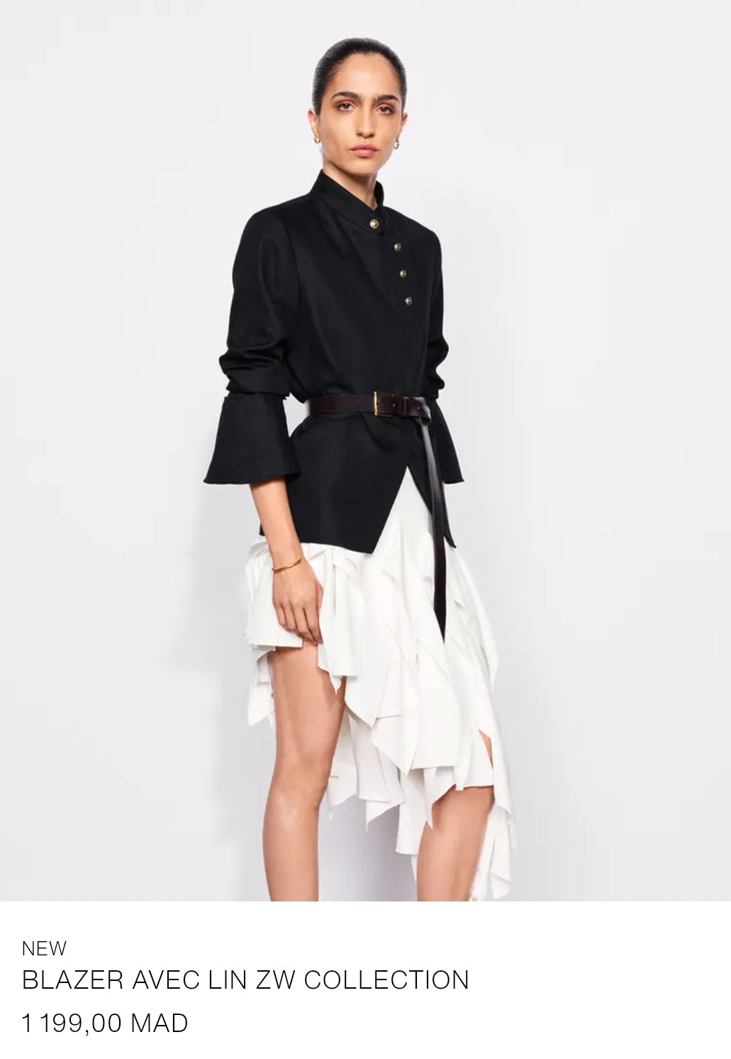 BLAZER AVEC LIN ZW COLLECTION
