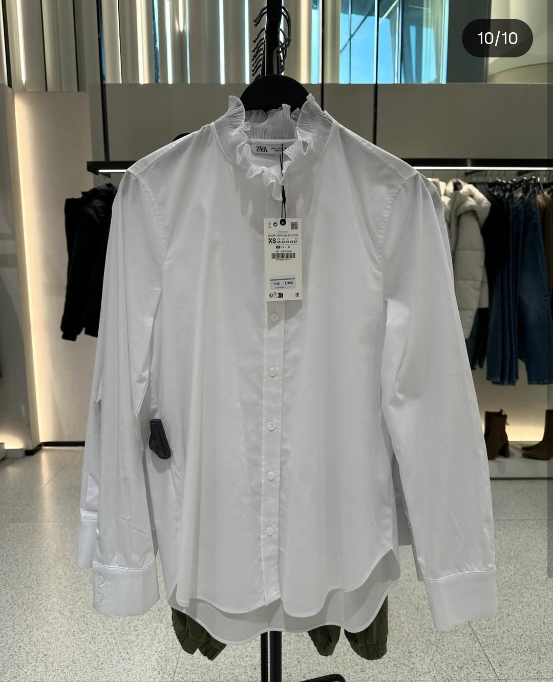 CHEMISE À COL VOLONTÉ ZW COLLECTION