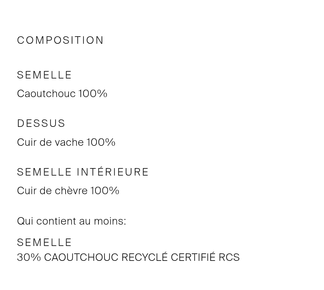 CHAUSSURES SOFT EN CUIR À LACETS