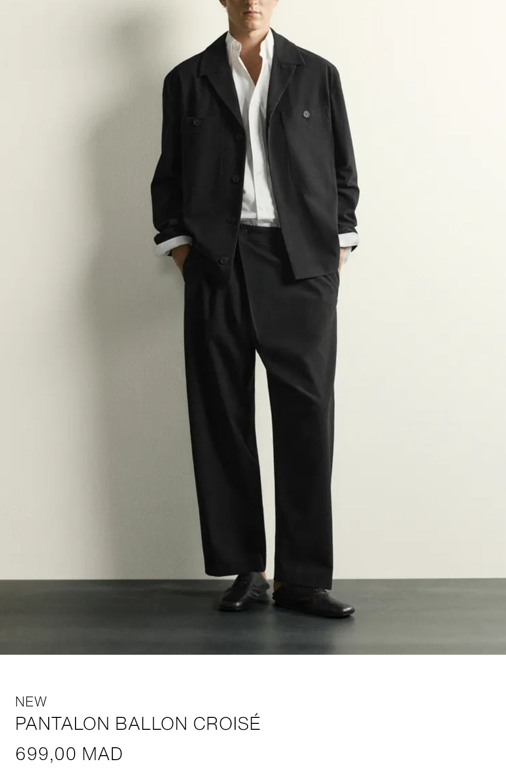 PANTALON BALLON CROISÉ